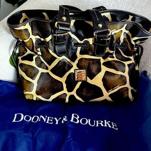 Dooney & Bourke Giraffe Print Bag.